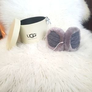 Ugg Gray Sheepskin Bluetooth Earmuff
